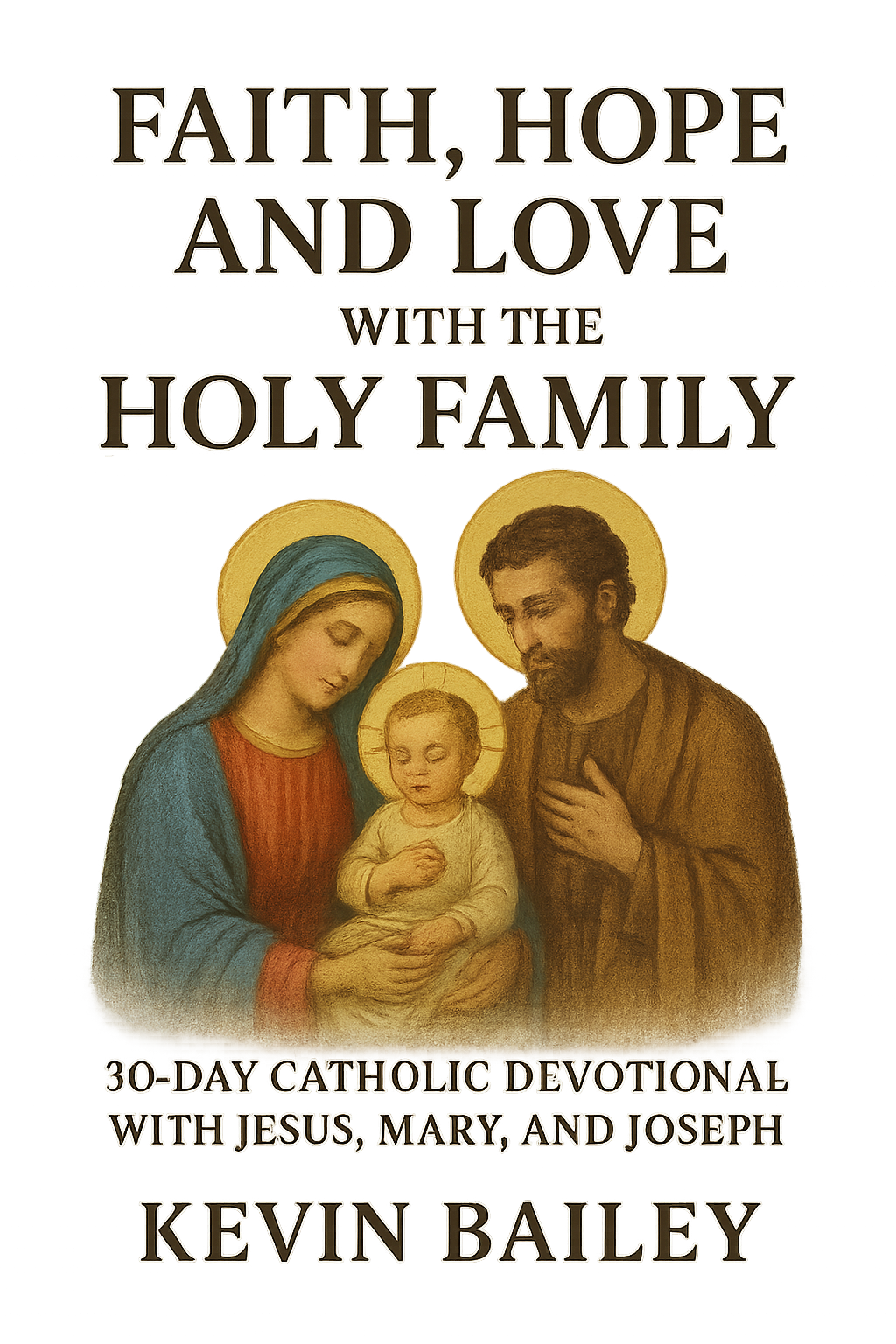 Faith, Hope, and Love with the Holy Family book cover